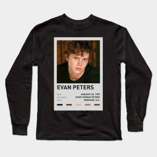 Evan Peters Long Sleeve T-Shirt